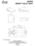 OVE Decors Electric Bidet Seat for Elongated Shape Toilet Installation manual