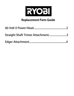 Ryobi RY40230-EDG - Product information 