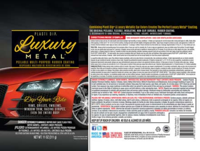 Plasti Dip 11 oz. Luxury Metal Volcano Red Metallic Spray Paint Mode d