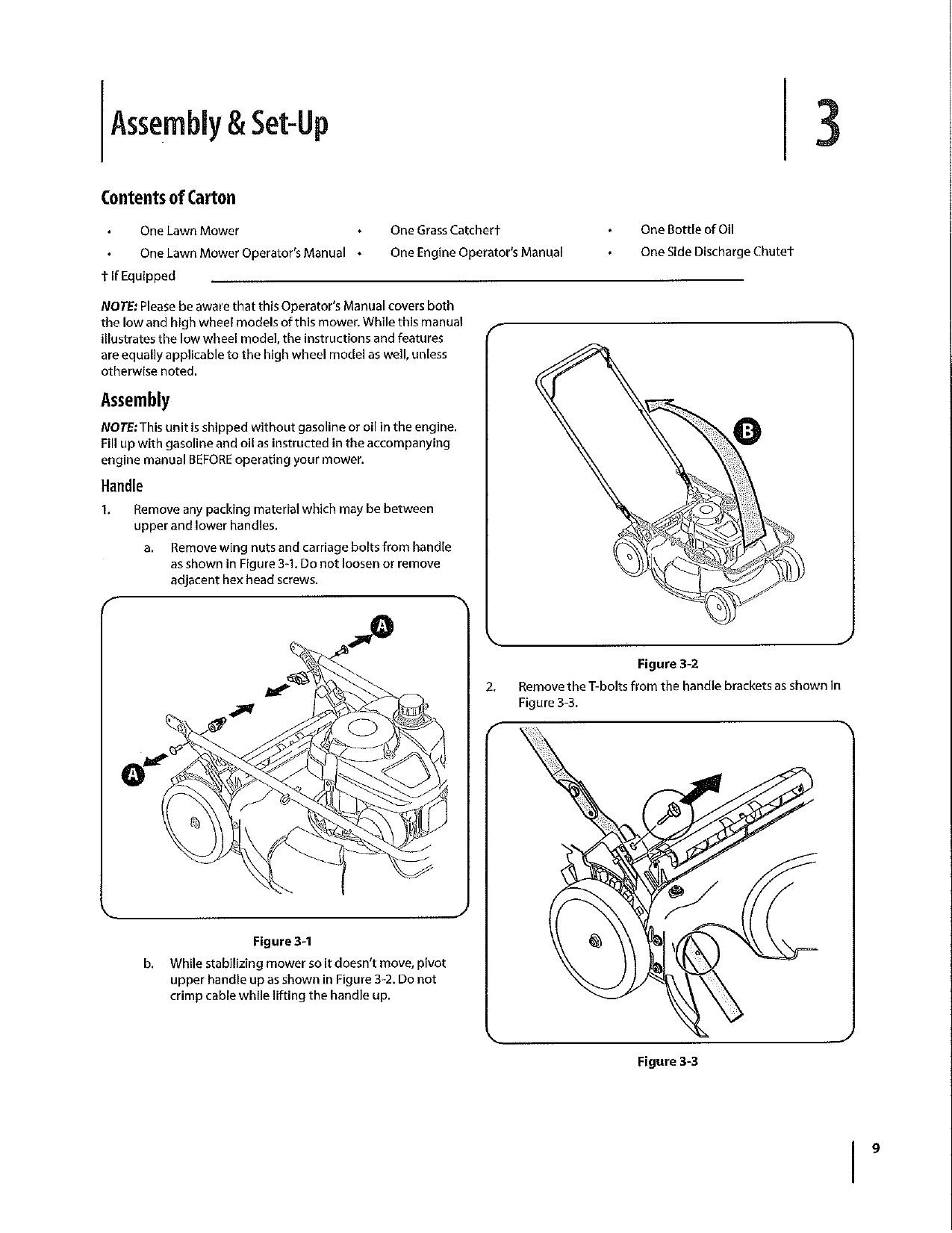 Briggs Stratton 11b B1be729 Refurbished 21 In 140cc Walk Behind Gas Push Mower Instructions Assembly Manualzz