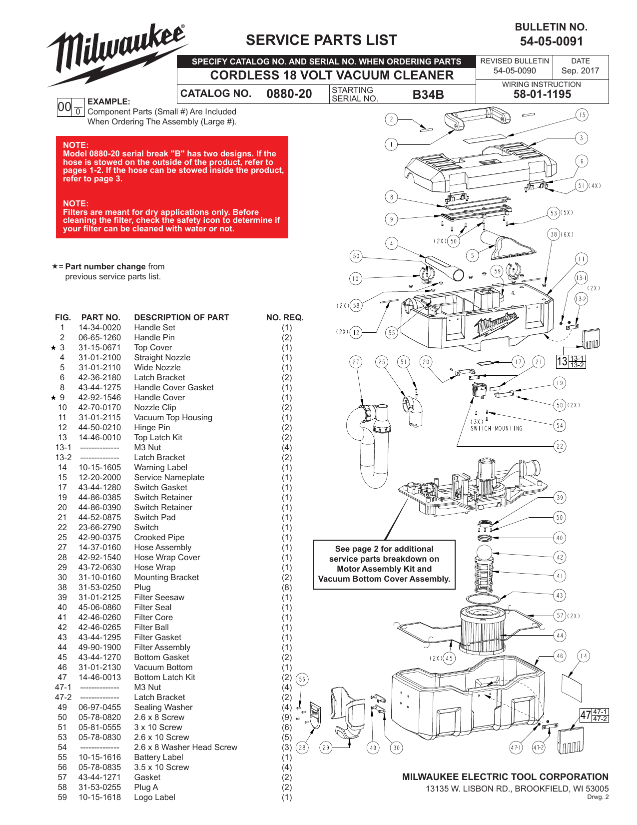 Milwaukee 31-01-0855 Crevice Tool