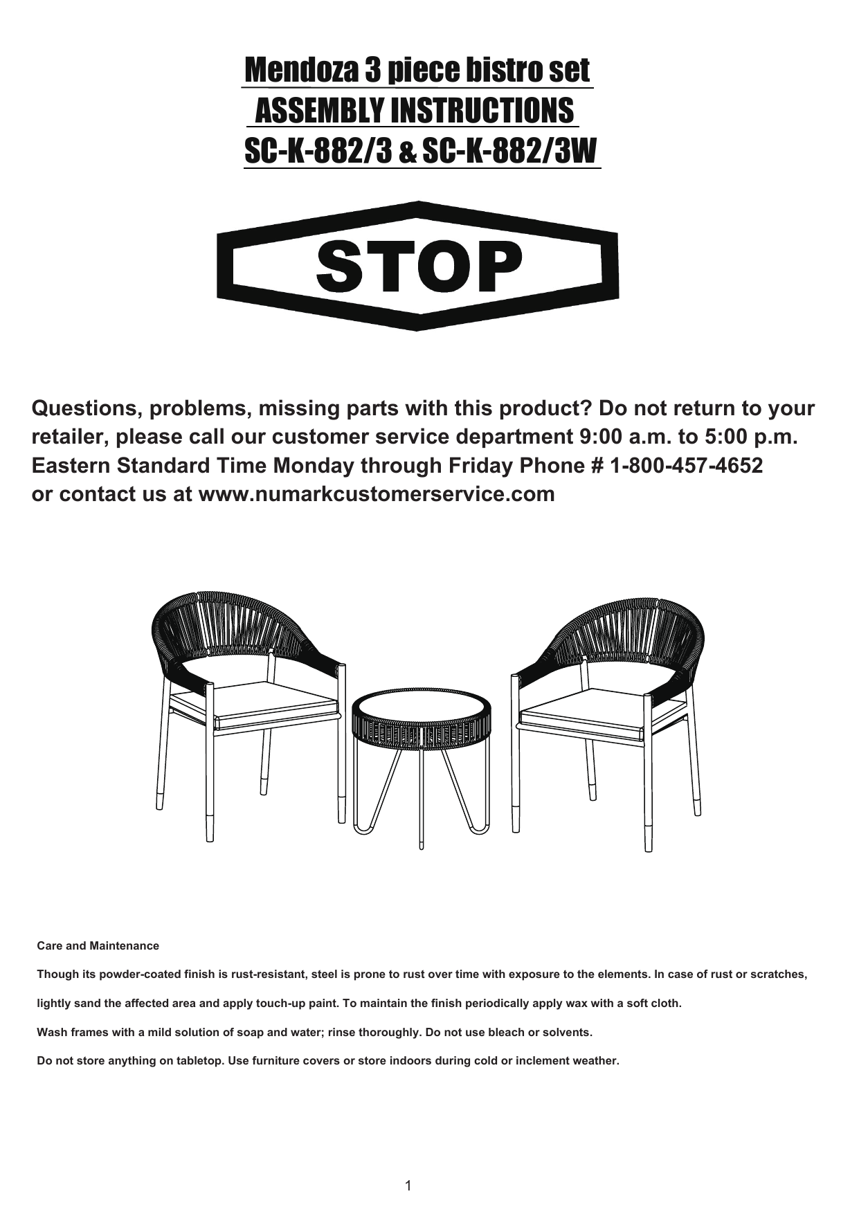 emigh patio furniture on Liberty Garden Sc K 882 3 Sc K 882 3w Installation Guide Manualzz