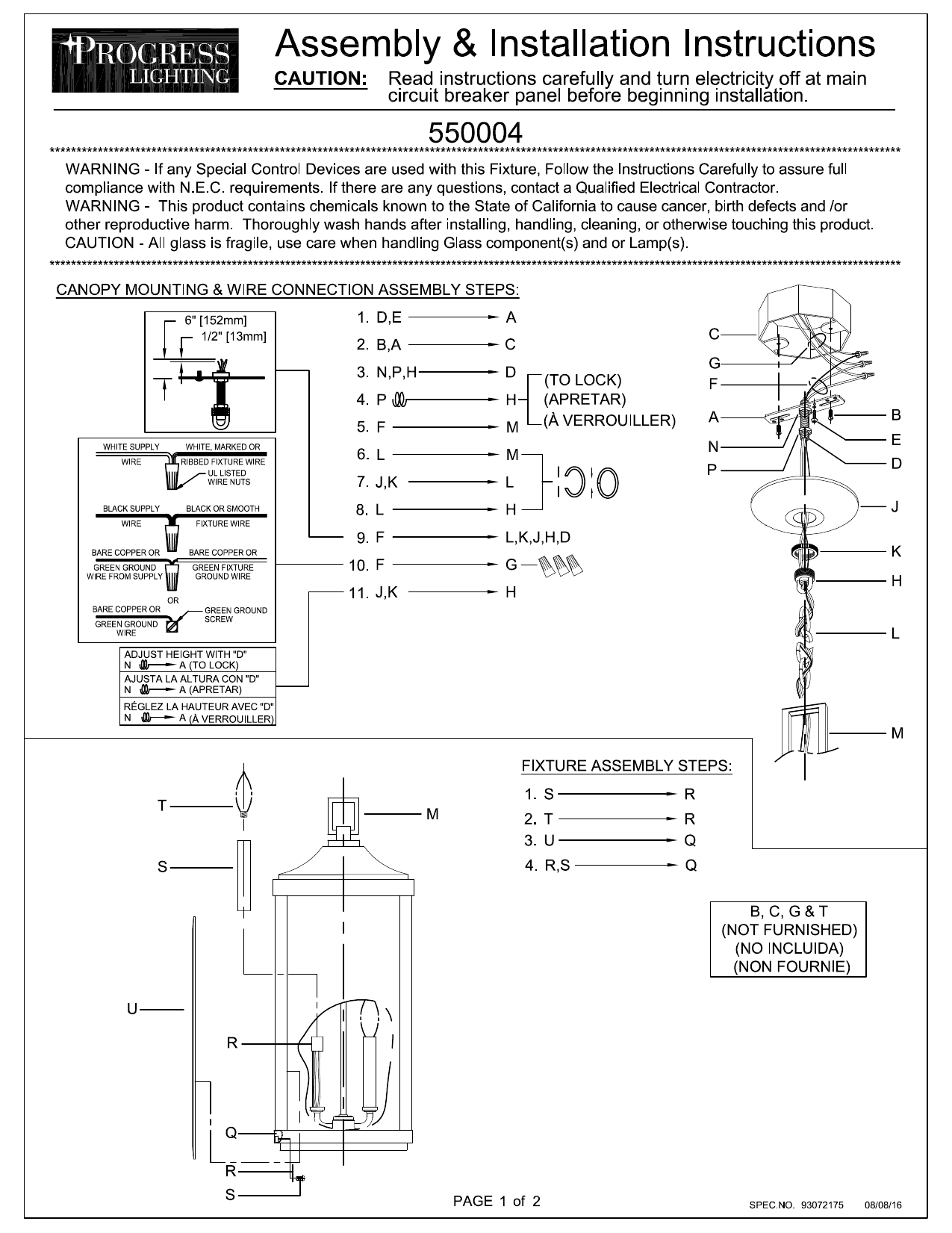 Progress Lighting P 0 Installation Guide Manualzz