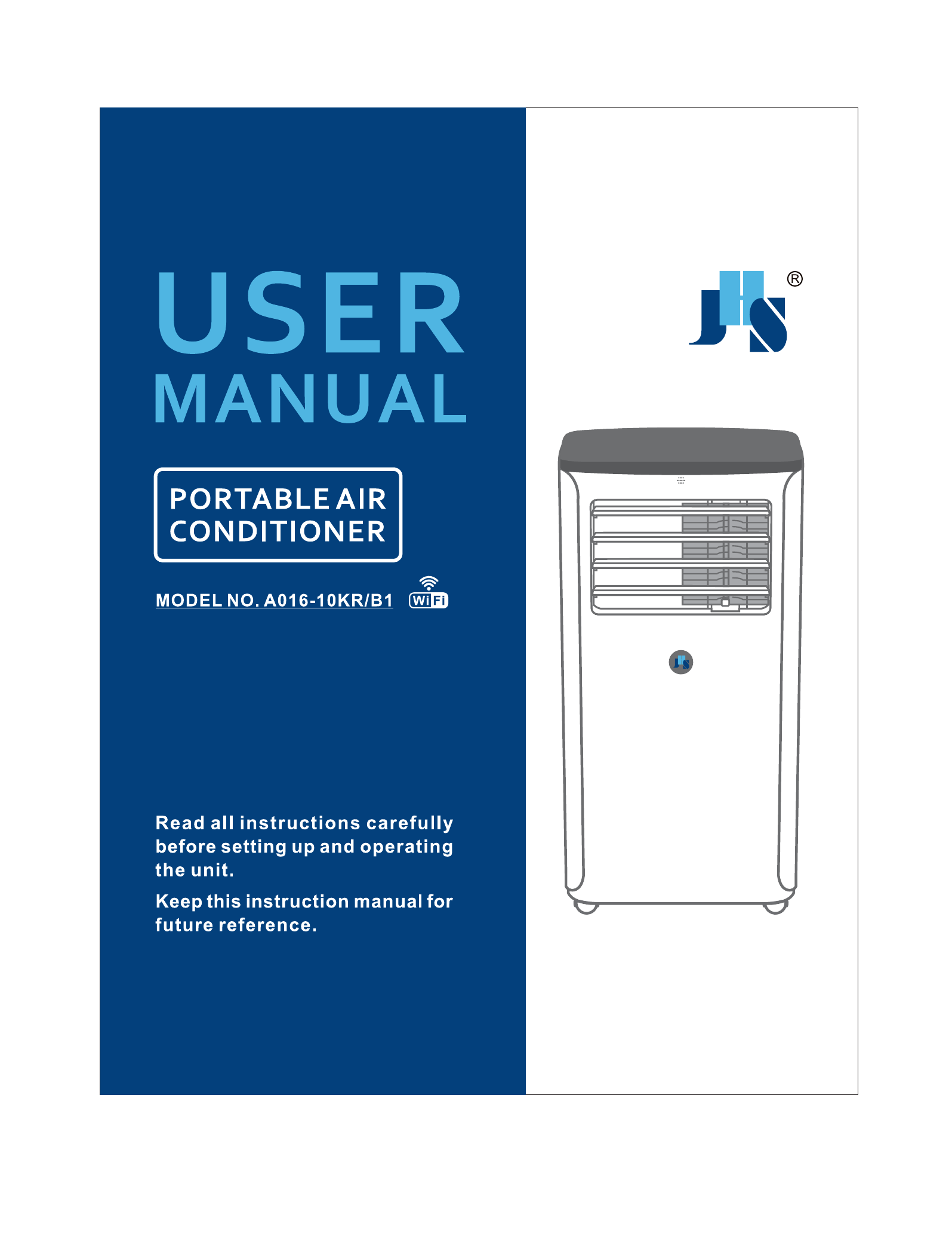 JHS A01610KR/B1 User manual Manualzz