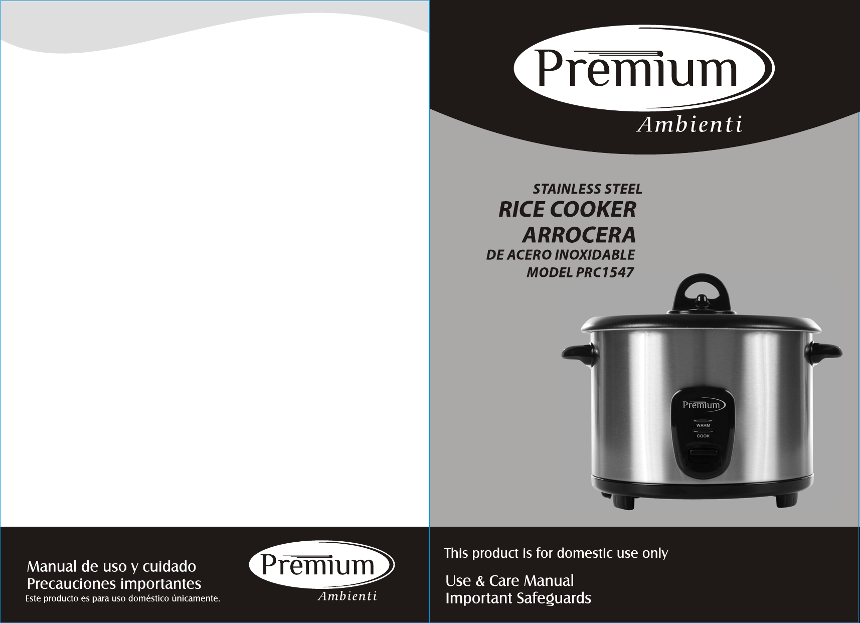 Black and Decker Rice Cooker Instructions - RC3406 
