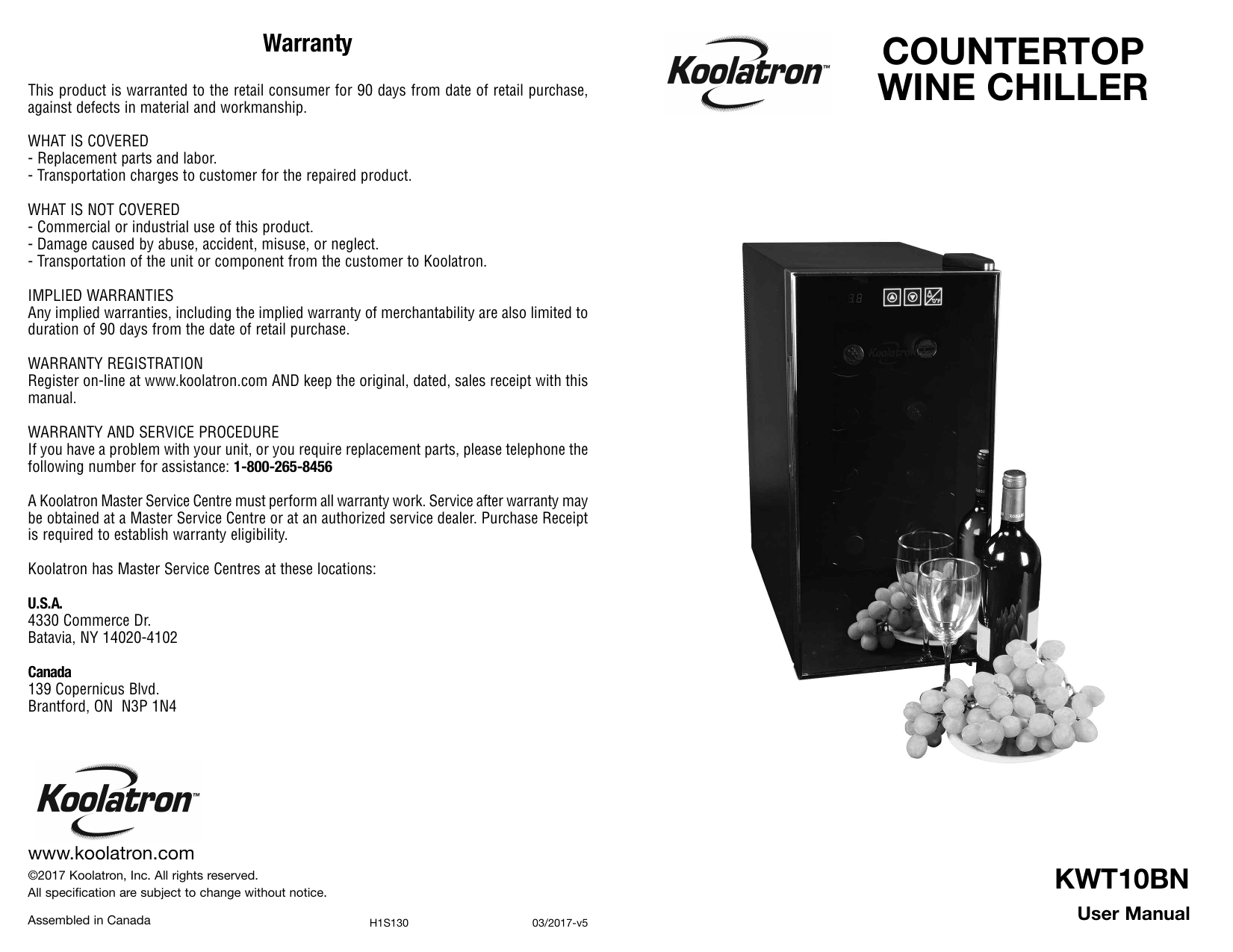 Koolatron Kwt10bn User Guide Manualzz