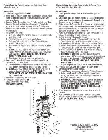 instructions on installing everbilt tank lever instructions on installing everbilt tank lever