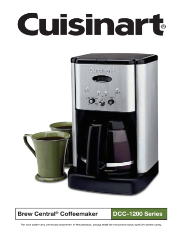 cuisinart 12 cup thermal coffee maker manual