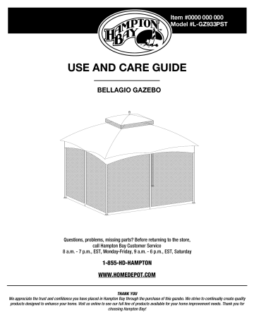 hampton bay massillon gazebo