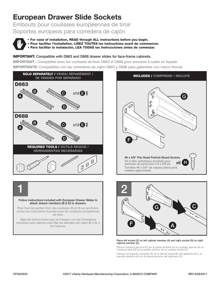 Everbilt D688SEEWCP Installation guide Manualzz
