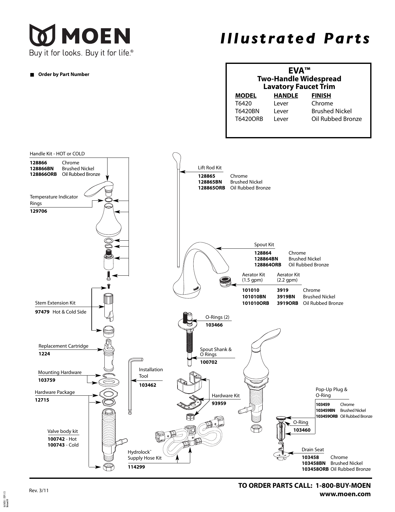 Moen Bathroom Faucet Parts Diagram Rispa