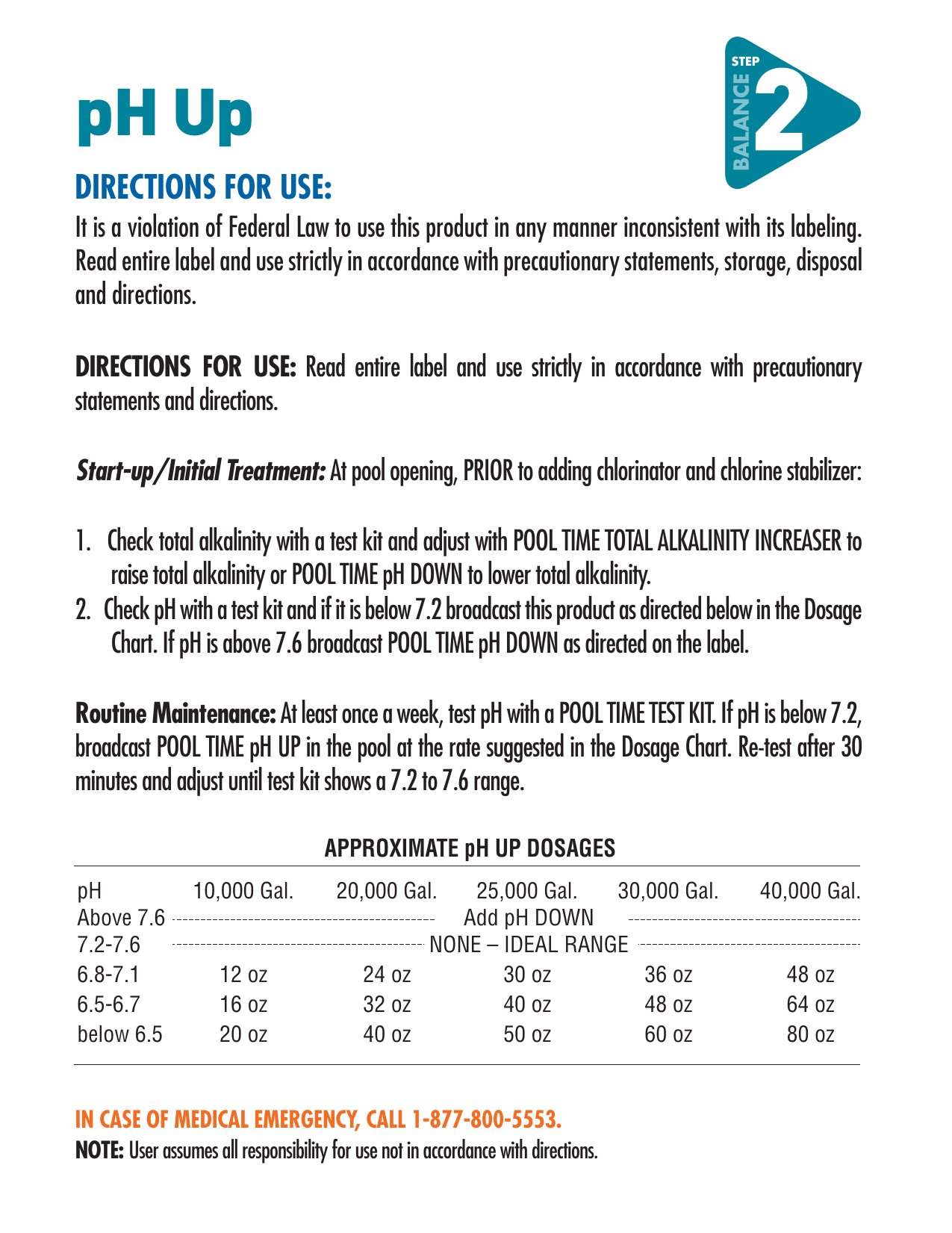 Pool Time ptm 6 Lb Ph Up Instructions Assembly Manualzz