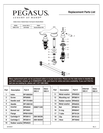 Deck Mount Roman Tub Faucet Product