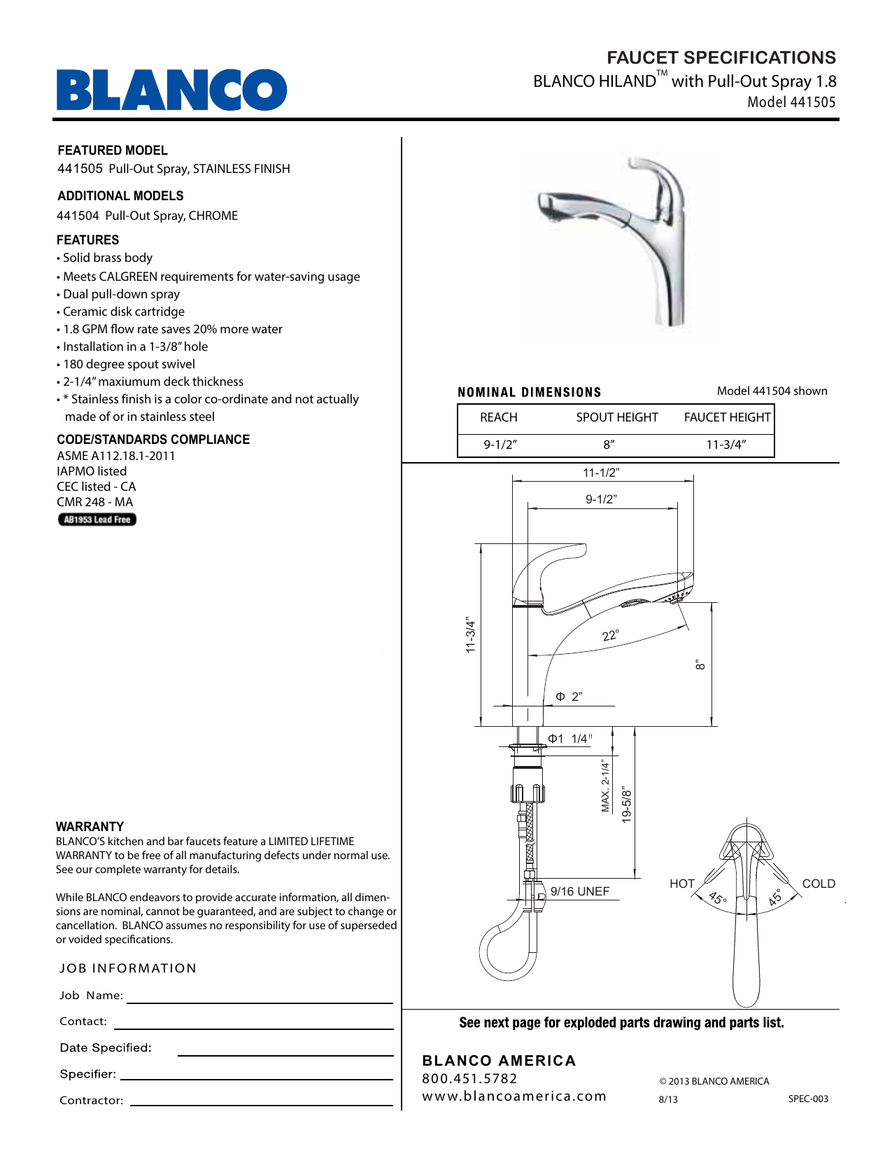 BLANCO 441505 Installation guide Manualzz