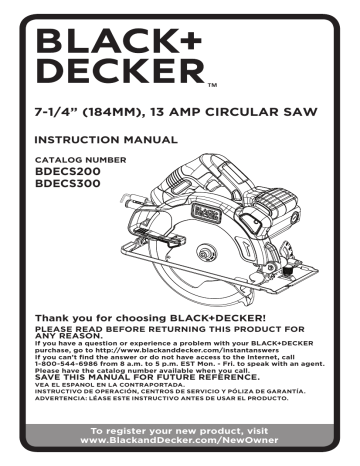 Black and decker online bdecs300c