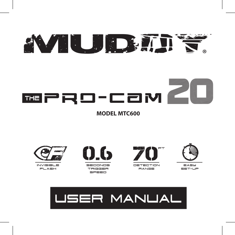 Muddy Pro-cam 20 Trail Camera Bundle Gsmmudmtc600k for sale online 