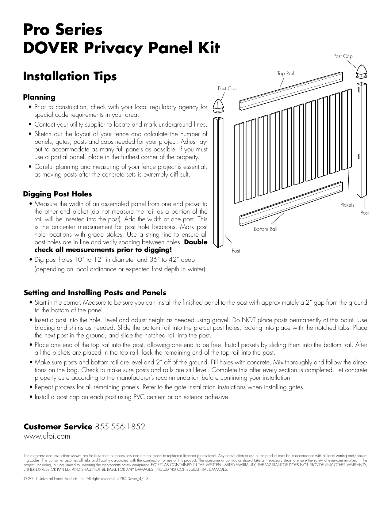 Veranda 245314 5 in. x 5 in. x 9 ft. White Vinyl Pro Fence Line Post