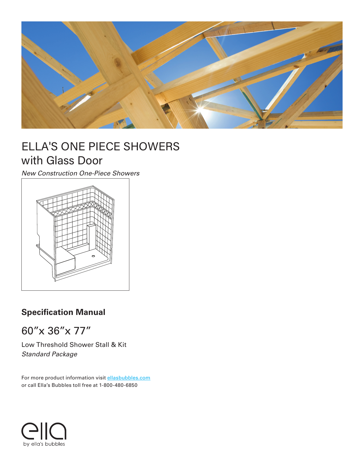 Ella 6036shlwht Sc Standard 60 In X 36 In X 77 In Right Drain Alcove 1 Piece Shower Stall In White With Left Seat Chrome Sliding Door Specification Manualzz