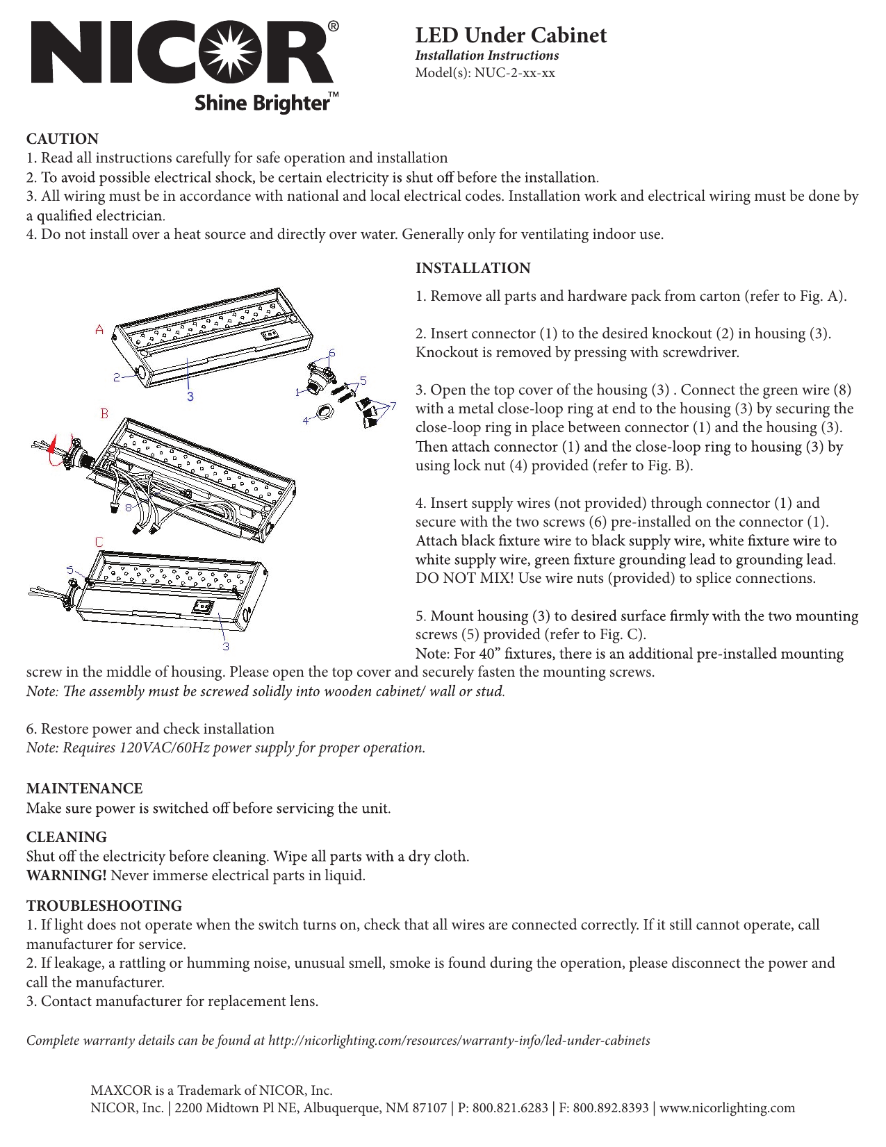 Nicor Nuc 2 30 Nk Nuc 2 12 Ob Nuc 2 40 Bk Nuc 2 08 Bk Nuc 2 08 Nk Installation Guide Manualzz