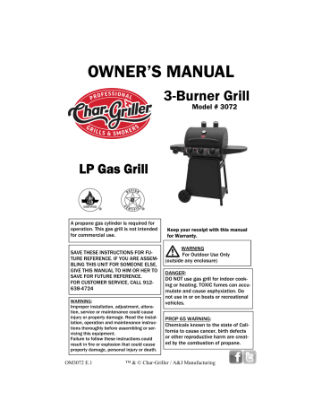 Char griller clearance e3072