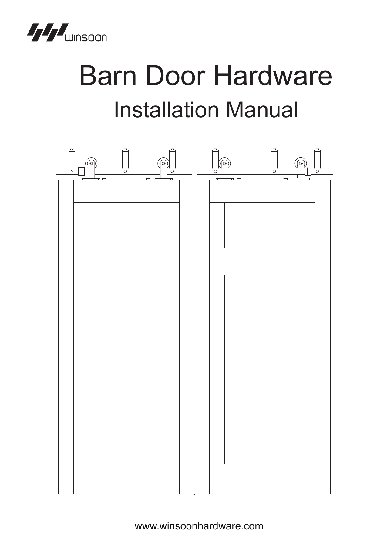 Winsoon Barn Door Hardware Installation Instructions Buy Cheap hcem