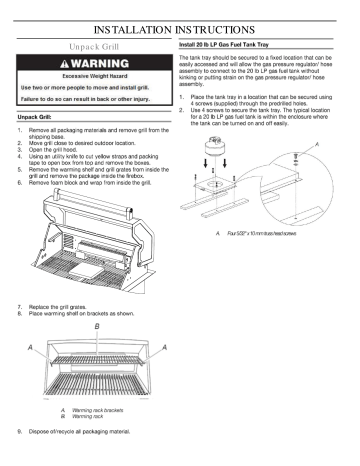 KitchenAid 740-0781 4-Burner Built-in Propane Gas Island Grill Head ...