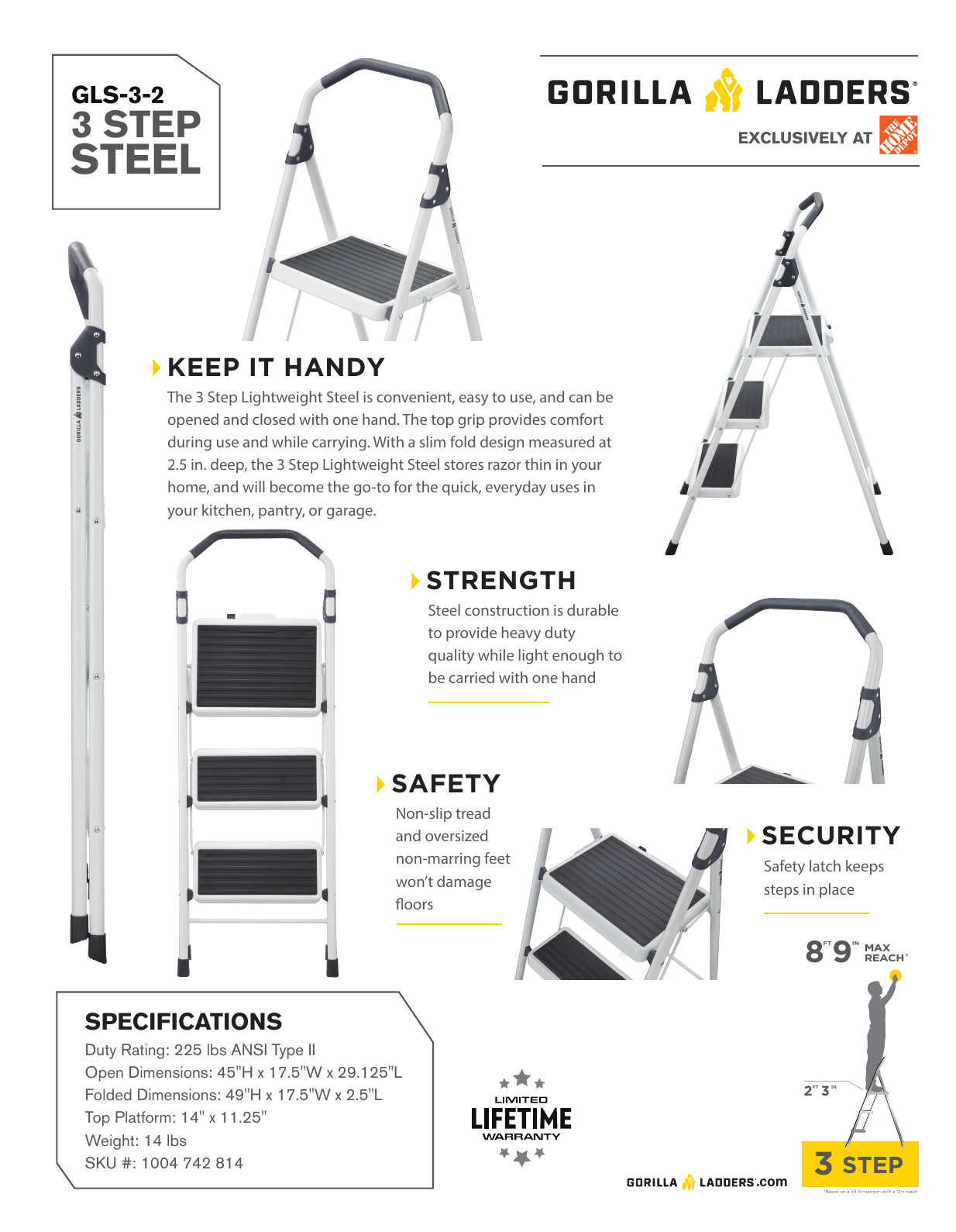 Gorilla Ladders Gls 3 2 Specification Manualzz