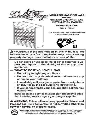 Duluth Forge 170105 40 In Ventless Dual Fuel Gas Fireplace Antique White With Remote Control Installation Guide Manualzz Ventless Dual Fuel Gas Fireplace, Duluth Forge Ventless Gas Fireplace Installation Instructions