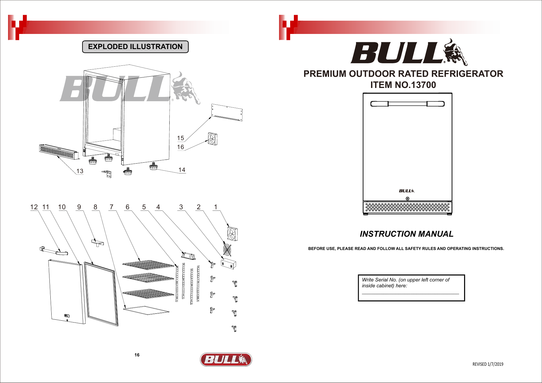 Bull 13700 User manual Manualzz
