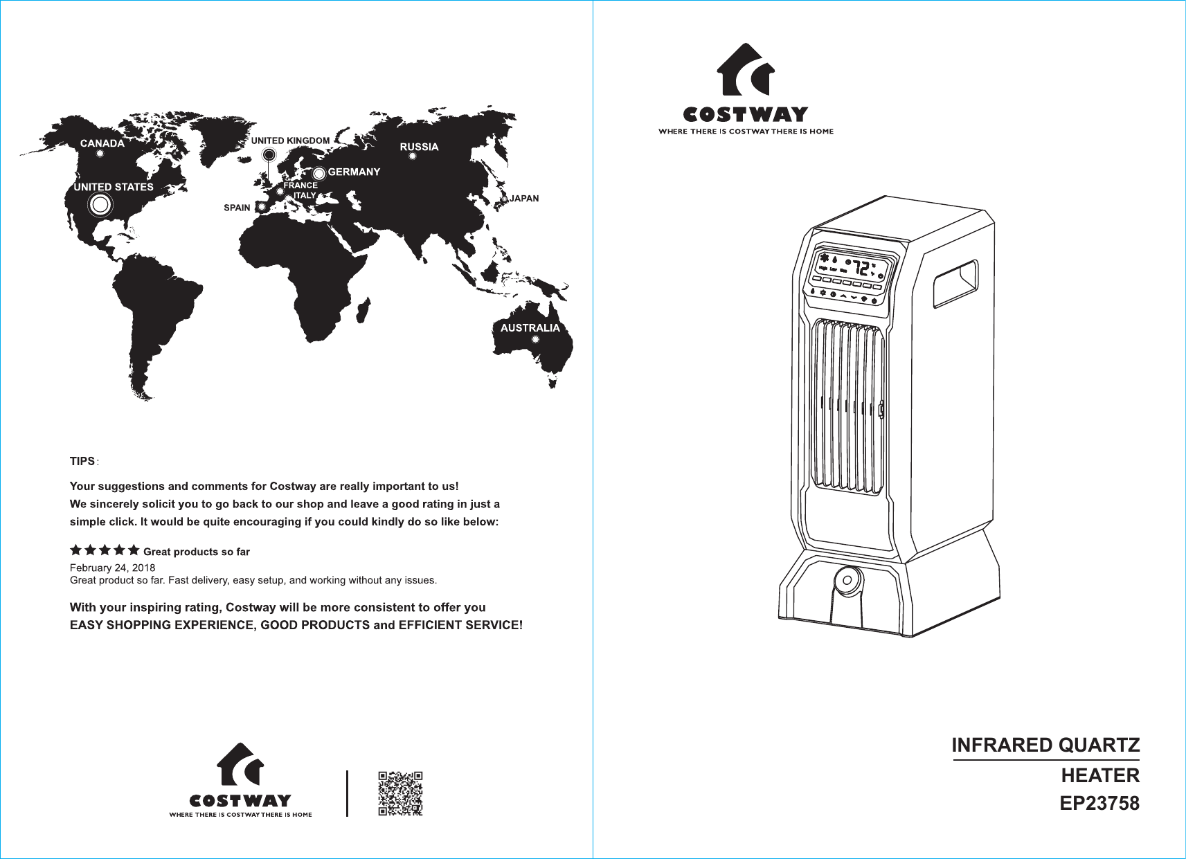 Costway Ep23758 User Manual Manualzz