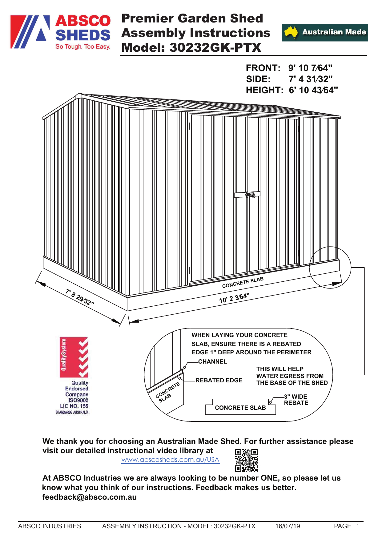 Absco Premier Garden Shed Assembly Instructions Fasci Garden
