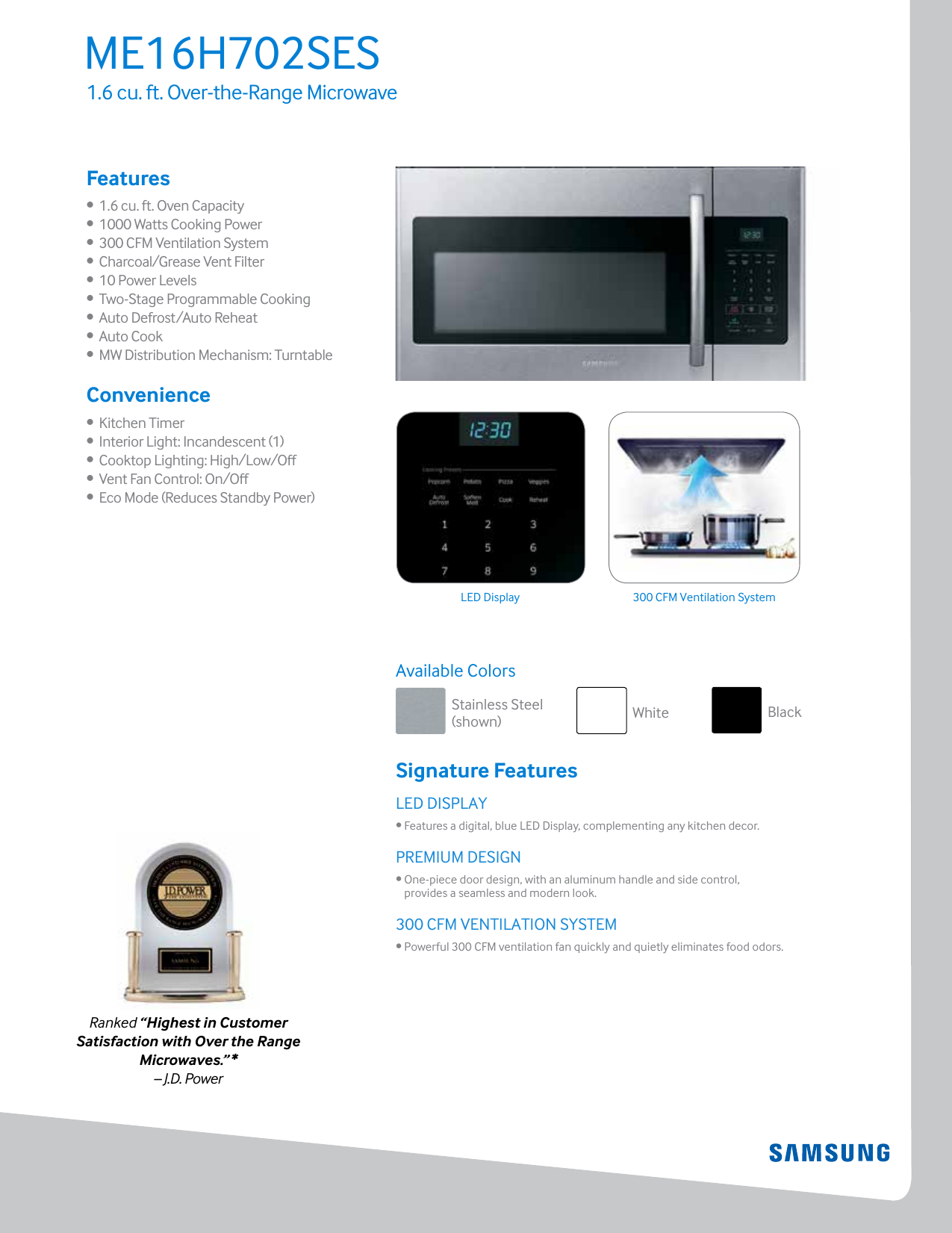 Samsung ME17R7021ES, ME16H702SES Installation guide Manualzz