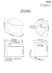 OVE Decors TUVA TUVA Elongated Bidet Toilet Specification