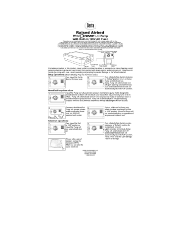 never flat air mattress