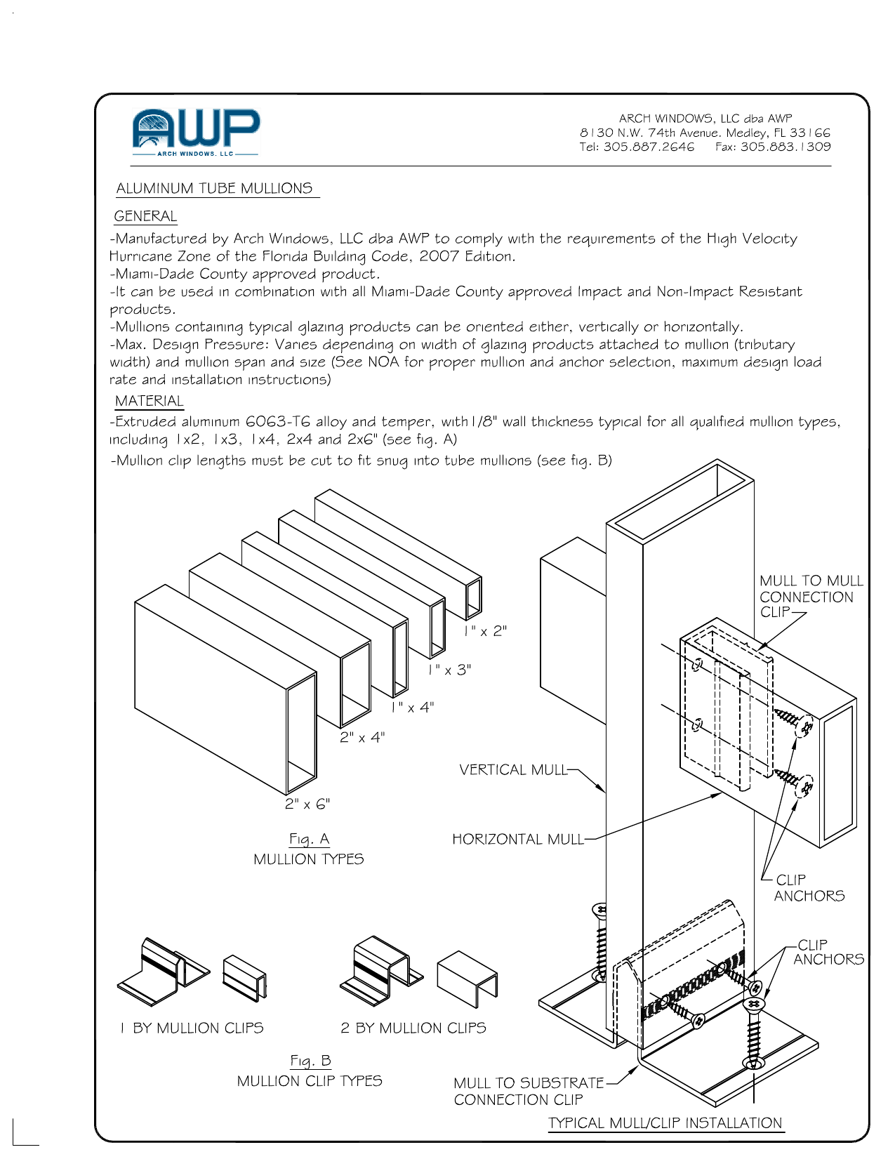 AWP YT1040W4958 1 in. x 4 in. x 49 5/8 in. Mullion White Mull Bar