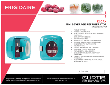 Frigidaire Efmis462 Black Specification Manualzz