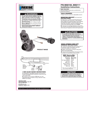 reese trailer wiring kit installation - Wiring Diagram and Schematics