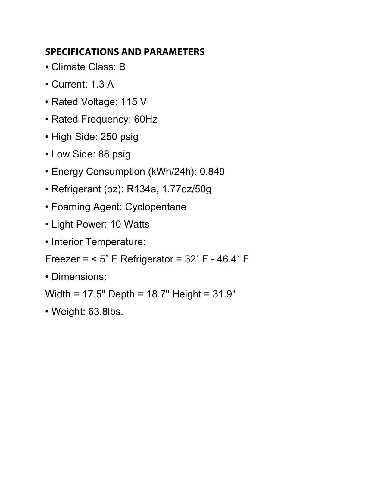 Nostalgia RRF300SDBCOKE Specification | Manualzz
