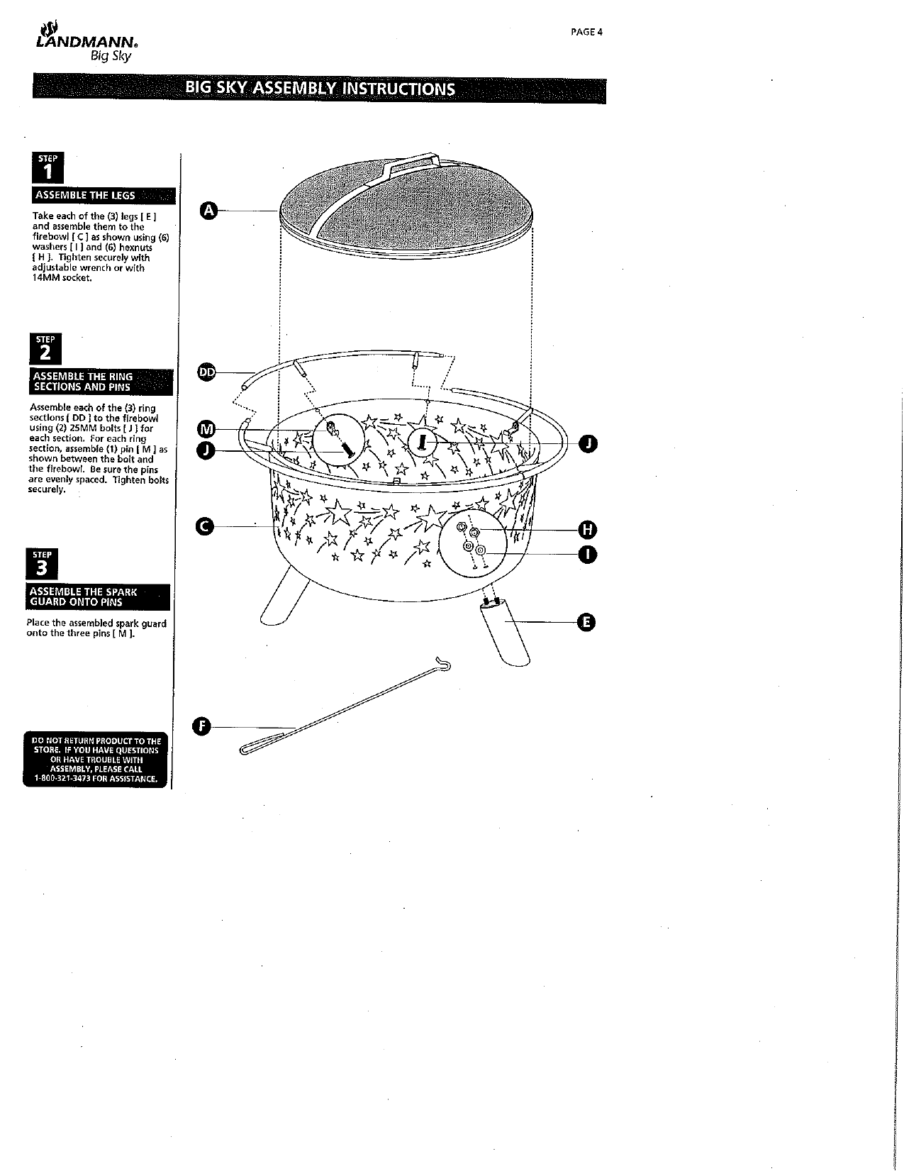 landmann outdoor fireplace on Landmann 25142 Operating Instructions Manualzz