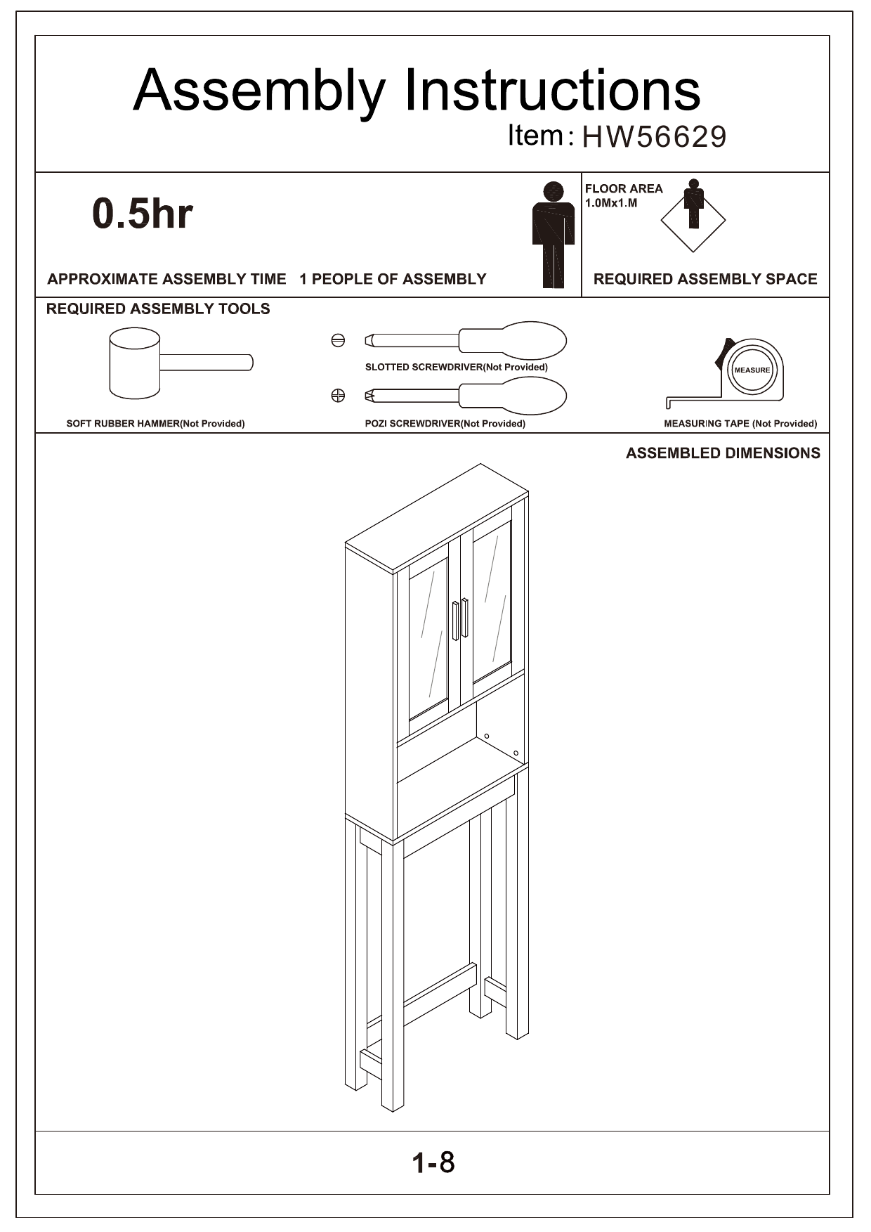Costway Hw56629 Installation Guide Manualzz
