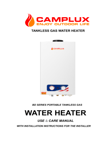 camplux tankless gpm propane