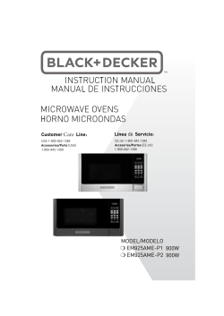 BLACK DECKER EM925AME P1 Manual Specification manualzz