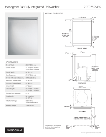 monogram zdt975spjss