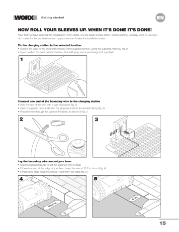 Worx landroid outlet installation manual