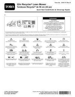 Toro 20333 deals manual