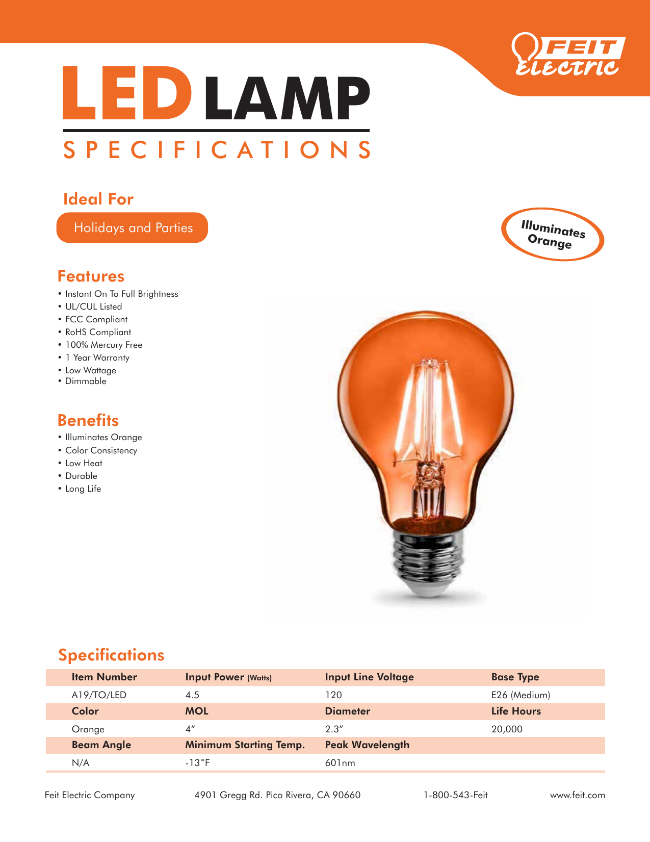Led Technical Specifications