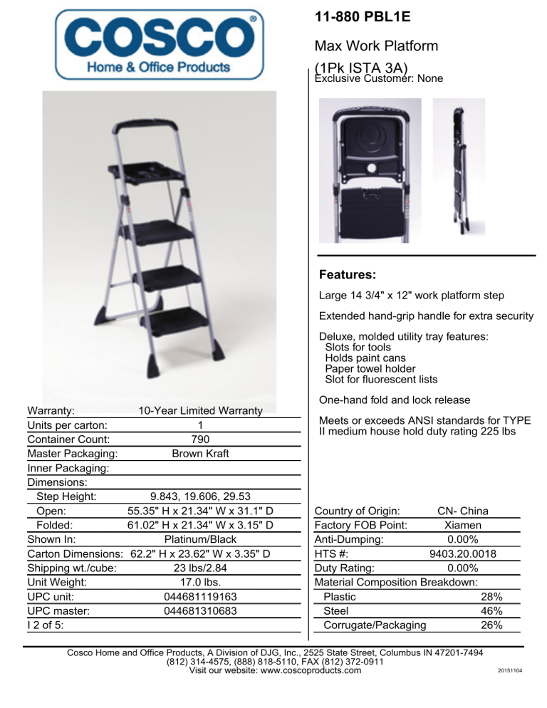 Cosco 11880pbl1e User Manual Manualzz