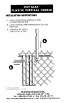 Pexco PVTBX-BGE6 6 ft. x 10 ft. Beige Privacy Fence Slat Installation Guide