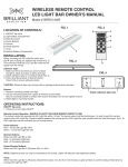 Brilliant Evolution BRRC124IR LED White Wireless Under Cabinet Light Manual
