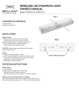 Brilliant Evolution BRRC127 Wireless LED Stair/Path Light Manual